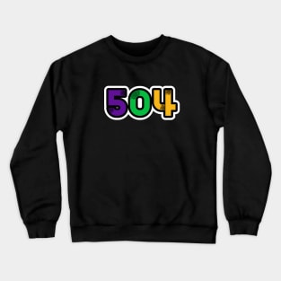 504 Mardi Gras Crewneck Sweatshirt